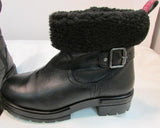 Musse & Cloud "Geos" Black Ankle Boots