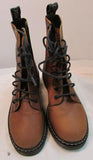 Musse & Cloud "Famy" Brown Ankle Combat Boots