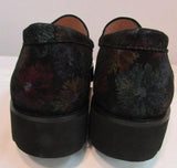 Ron White "Rita Floral" Floral Printed Suede Loafers