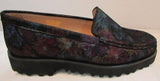 Ron White "Rita Floral" Floral Printed Suede Loafers