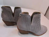 Boutique by Corkys "Katalla" Grey V Cut-off Bootie