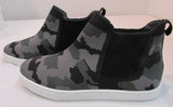 Mia Amore "Marek" Camo Gored Fly Knit Pull On Sneakers