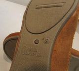 Mia Amore "Alison" Rust Textured Slip on Flats