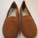 Mia Amore "Alison" Rust Textured Slip on Flats