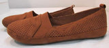 Mia Amore "Alison" Rust Textured Slip on Flats