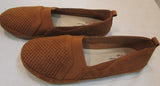 Mia Amore "Alison" Rust Textured Slip on Flats