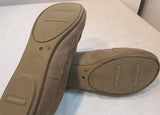 Mia Amore "Alison" Taupe Textured Slip on Flats