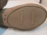 Mia Amore "Alison" Taupe Textured Slip on Flats