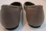 Mia Amore "Corra" Taupe Crossover Strap Slip-On Flats