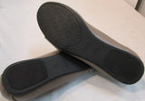 Mia Amore "Corra" Taupe Crossover Strap Slip-On Flats