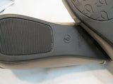 Mia Amore "Corra" Taupe Crossover Strap Slip-On Flats