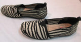 Mia Amore "Darcee" Zebra Fly Knit Slip-On