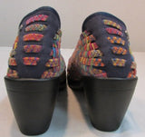 Bernie Mev New York Woven "Texas Chesca"  Slip-On Heel