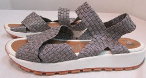 Bernie Mev New York Woven "Karia" Slip-On Sandal