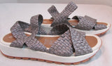 Bernie Mev New York Woven "Karia" Slip-On Sandal