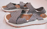 Bernie Mev New York Woven "Karia" Slip-On Sandal