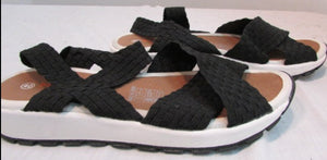 Bernie Mev New York Woven "Karia" Slip-On Sandal