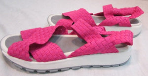 Bernie Mev New York Woven "Karia" Slip-On Sandal
