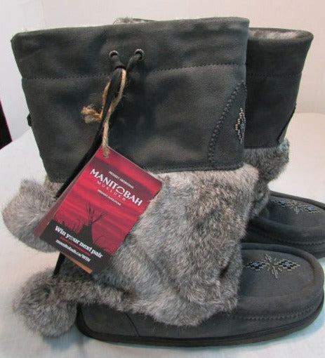 Manitobah Adjustable Snowy Owl Mukluk Boots