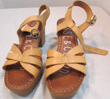 Musse & Cloud "Tonic" Leather Platform Sandal