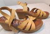 Musse & Cloud "Tonic" Leather Platform Sandal