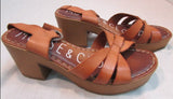 Musse & Cloud "Tonic" Leather Platform Sandal