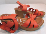 Musse & Cloud "Tonic" Leather Platform Sandal