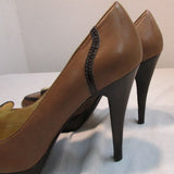 Michael Kors Brown Leather High Heels