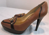 Michael Kors Brown Leather High Heels