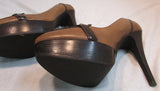 Michael Kors Brown Leather High Heels