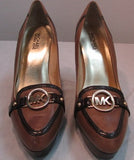 Michael Kors Brown Leather High Heels