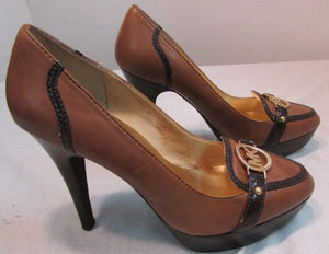 Michael Kors Brown Leather High Heels