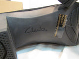 Clarks Bendables Black Heeled Lace-Up Pump