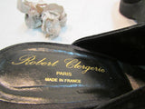 Robert Clergerie Suede Leather Clogs