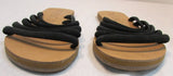 Musse & Cloud Artisian "Jazzy" Suede 5 Strap Slide Sandals