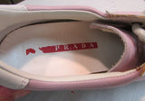 Prada Red Line Pink Sneakers