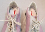 Prada Red Line Pink Sneakers