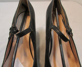 Chase & Chloe Kimmy 21 Pierced Mid Heel Mary Jane Pumps