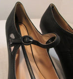 Chase & Chloe Kimmy 21 Pierced Mid Heel Mary Jane Pumps