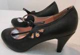 Chase & Chloe Kimmy 21 Pierced Mid Heel Mary Jane Pumps