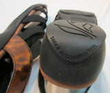 Munro Darian Black Tortoise Shell Stretch Sandal
