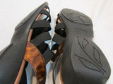 Munro Darian Black Tortoise Shell Stretch Sandal
