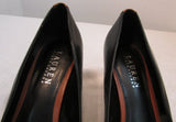 Lauren Ralph Lauren Black Leather Pumps