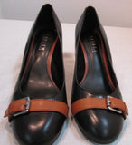 Lauren Ralph Lauren Black Leather Pumps