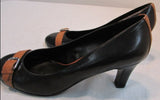Lauren Ralph Lauren Black Leather Pumps