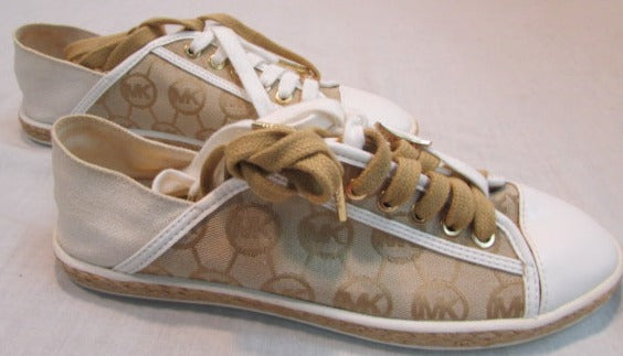 Michael Kors Kristy MK Jacquard Canvas Sneaker