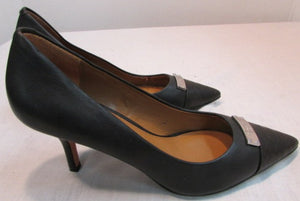 Coach Black Leather High Heel