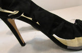 Azuree Cannes Black Slingback Heels