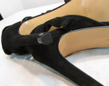 Azuree Cannes Black Slingback Heels