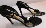 Azuree Cannes Black Slingback Heels